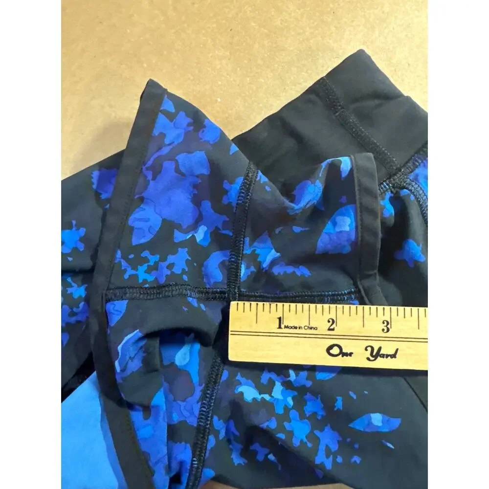 Lululemon Run Speed Short Size 4 Dandy Digie Porcelaine Black 2.5